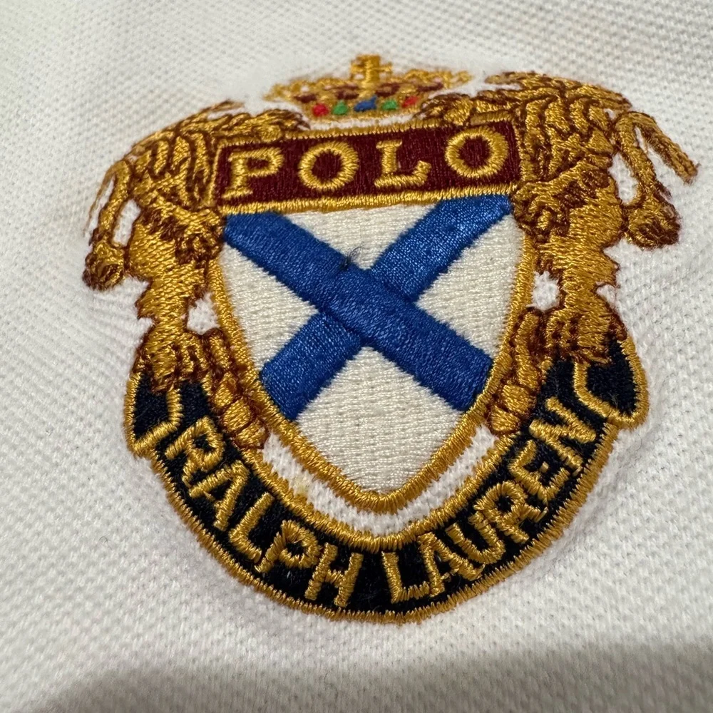 POLO RALPH LAUREN Men's Custom Slim Fit Big Pony Mesh Polo Shirt In White